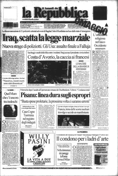 Il lunedì de La repubblica